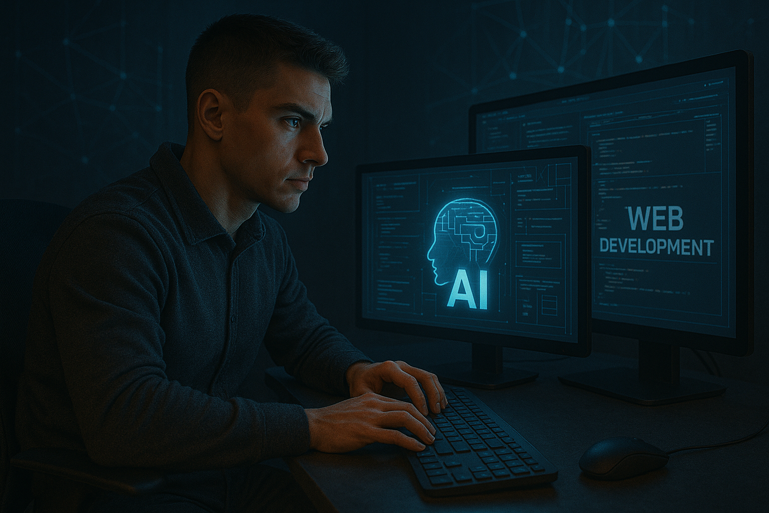 Как изкуственият интелект трансформира разработването на уебсайтове